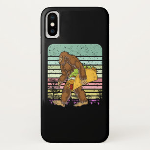 Funda Para iPhone X Gracioso Pie Grande Con Un Taco