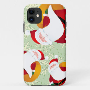 Funda Para iPhone 11 Gracioso Santa Claus, estuche para iPhone