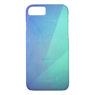 Funda Para iPhone 8/7 Gradación Geométrica Moderna De Agua Azul Y Turque