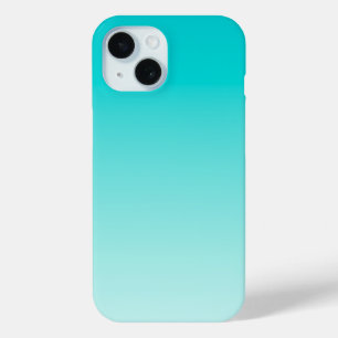 Funda Para iPhone 15 gradiente acuático verde azulado
