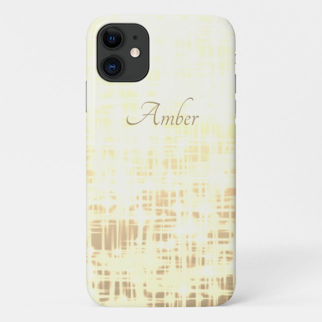 Funda De Case-Mate Para iPhone Gradiente Amarillo de Destellos Brillantes Persona (Reverso)