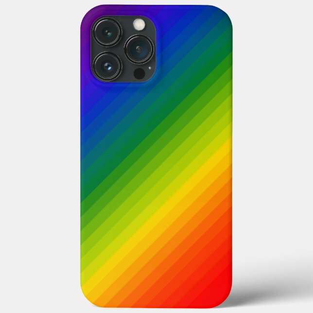 Funda De Case-Mate Para iPhone Gradiente arcoiris Funda-mate rayado Samsung (Reverso )