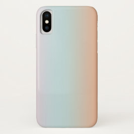 Funda Para iPhone X Gradiente arcoiris Ombre Rosa Azul Rosa Personaliz
