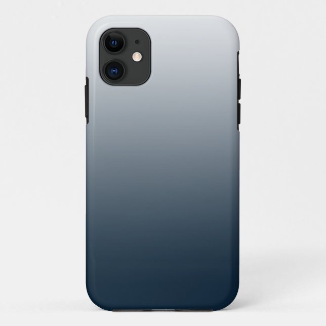 Funda De Case-Mate Para iPhone Gradiente azul (Reverso)