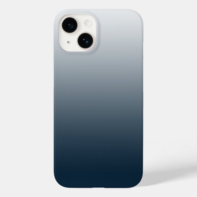 Funda De Case-Mate Para iPhone Gradiente azul (Reverso )