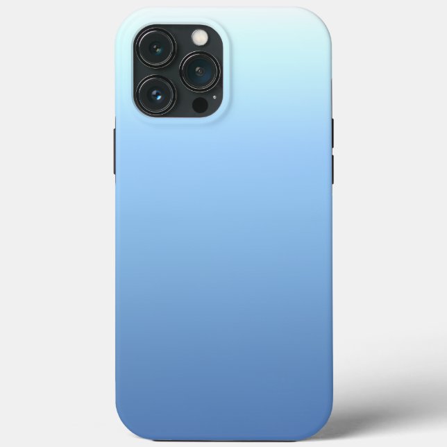 Funda De Case-Mate Para iPhone Gradiente azul cielo (Reverso )