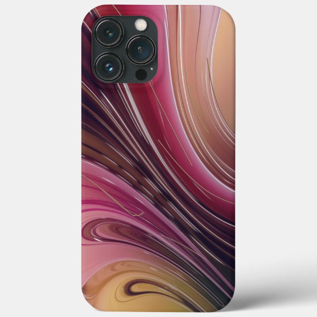 Funda De Case-Mate Para iPhone Gradiente brillante elegante y moderno (Reverso )