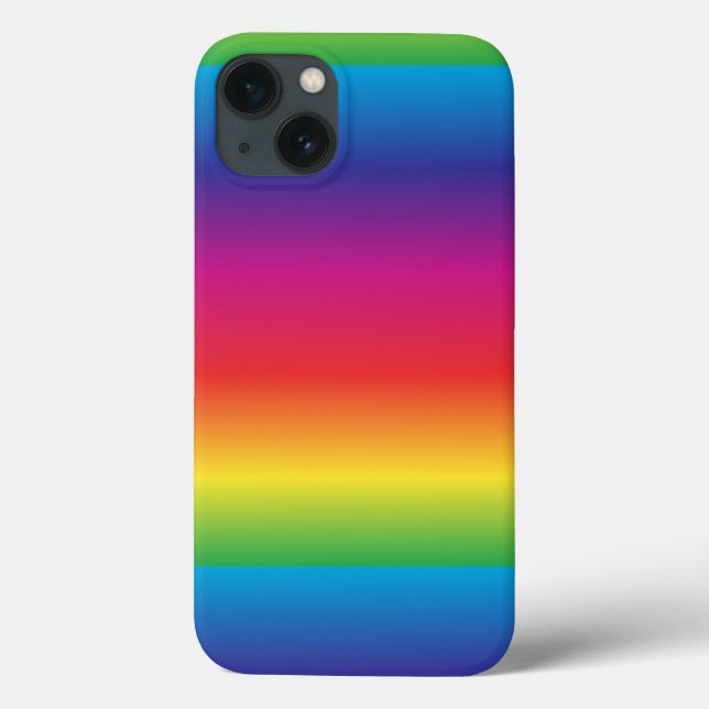Funda De Case-Mate Para iPhone Gradiente de arco iris (Reverso)