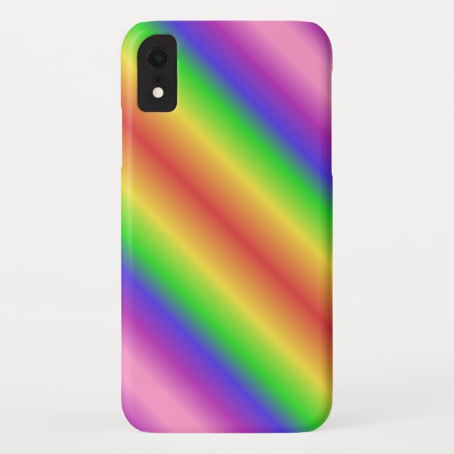 Funda De Case-Mate Para iPhone Gradiente de arcoíris (Reverso)