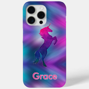 Funda Para iPhone 15 Pro Max Gradiente de color de agua mágico de unicornio Chi