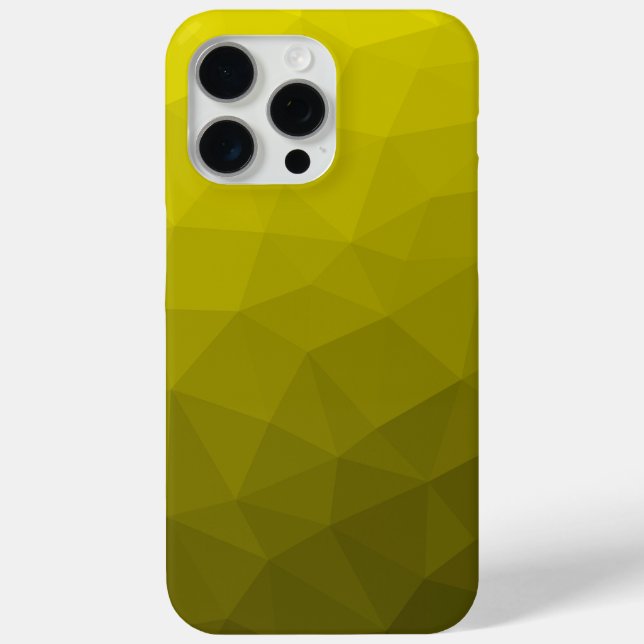 Funda De Case-Mate Para iPhone Gradiente de ombre oscuro geométrico de malla amar (Reverso )