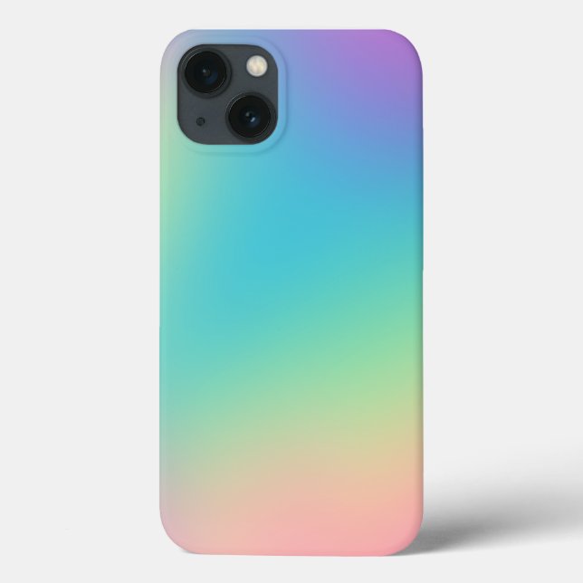 Funda De Case-Mate Para iPhone Gradiente grandioso del arcoiris (Reverso)