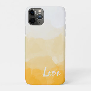 Funda Para iPhone 11 Pro Gradiente Ombre Saffron y Amor Amarillo Sunlight