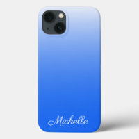 Gradiente personalizado Funda-Mat azul eléctrico o