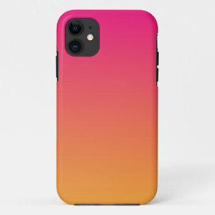Funda Para iPhone 11 Gradiente rosa y naranja