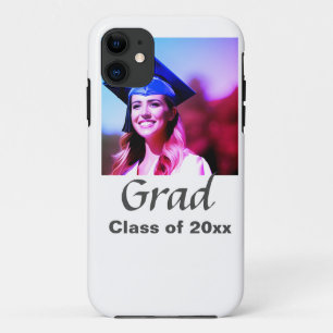 Funda Para iPhone 11 Graduación agregar nombre foto clase año personali