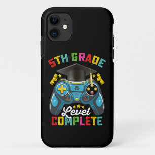 Funda Para iPhone 11 Graduación Completa de 5to Grado Nivel de Juegos p
