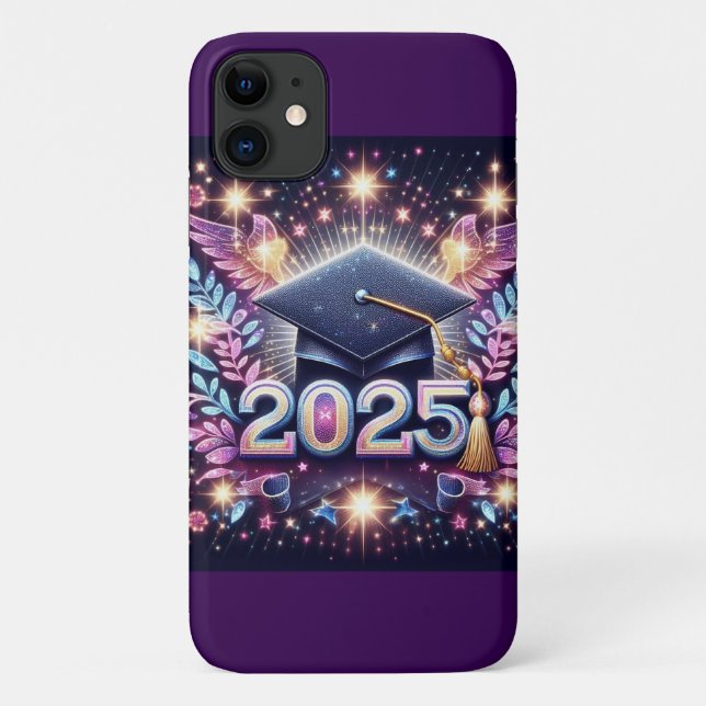 Funda De Case-Mate Para iPhone Graduación elegante 2025 (Reverso)