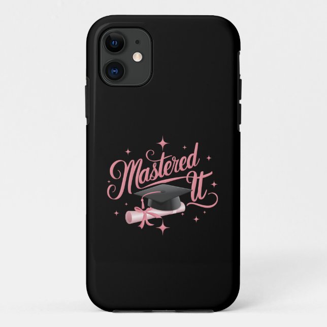 Funda De Case-Mate Para iPhone Graduación MBA de licenciado en licenciatura en te (Reverso)