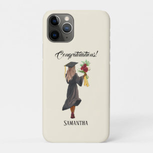Funda Para iPhone 11 Pro Graduación personalizada de acuarela (5)