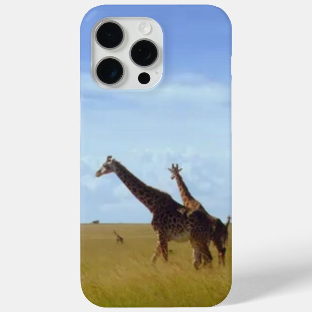 Funda De Case-Mate Para iPhone Grafas de Safari Africano (Reverso )