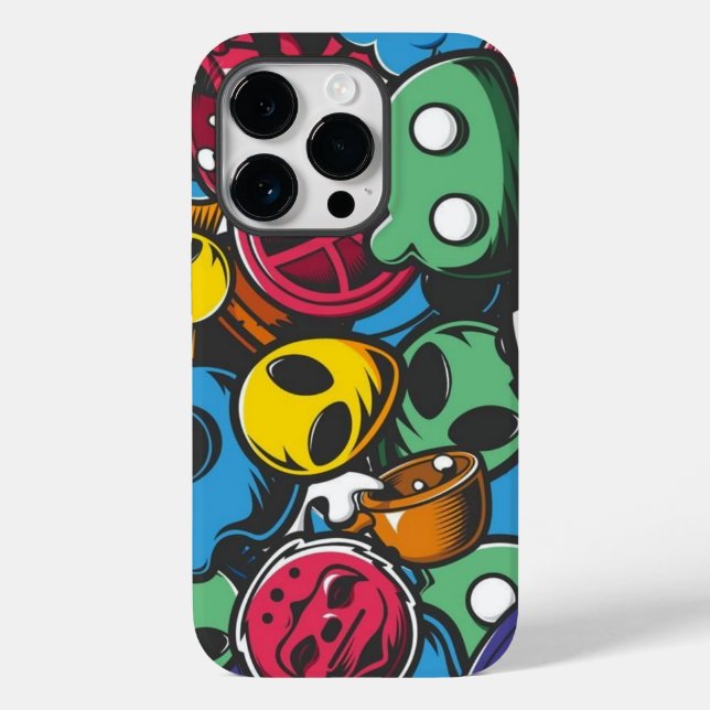 Funda De Case-Mate Para iPhone graffiti (Reverso )