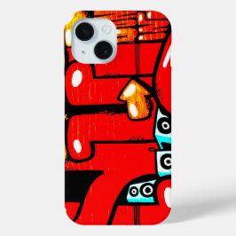 Funda Para iPhone 15 Graffiti 19 iphcna