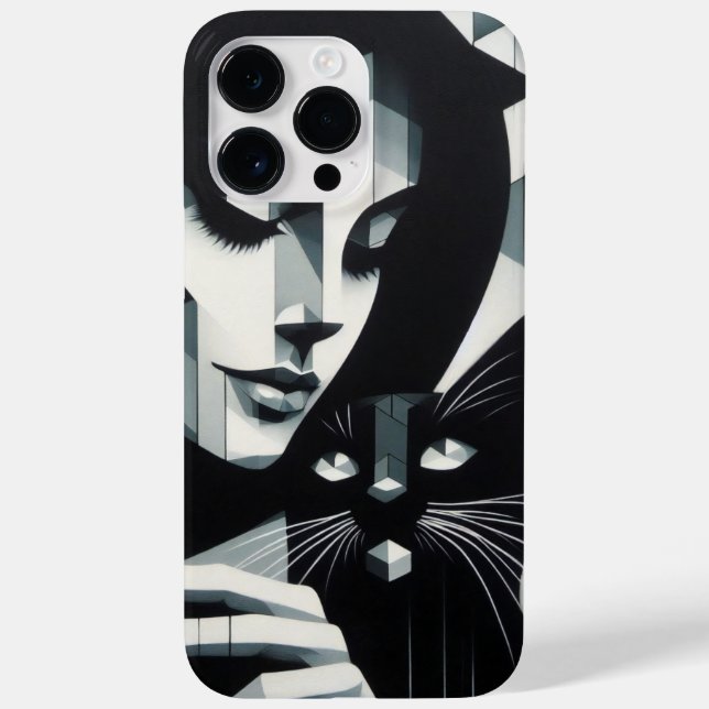 Funda De Case-Mate Para iPhone Graffiti Cat Lady (Reverso)
