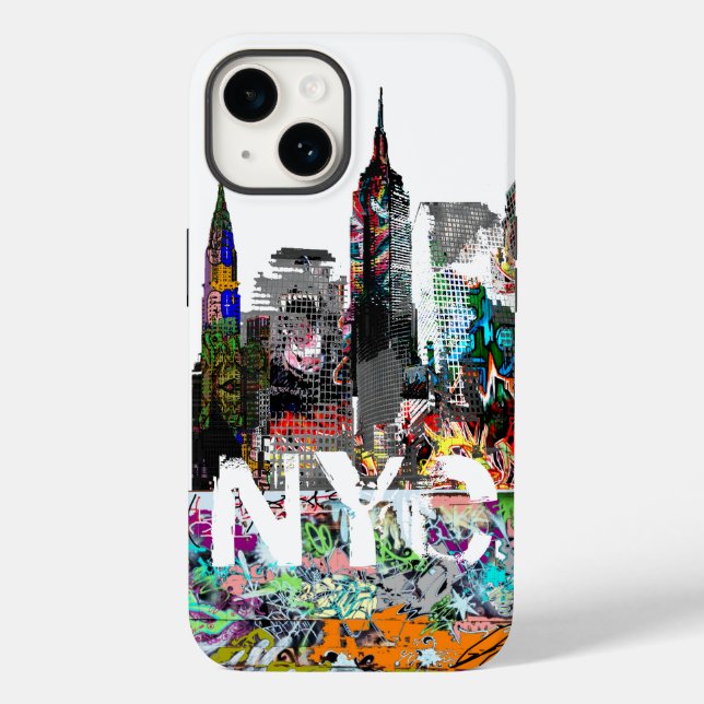 Funda De Case-Mate Para iPhone Graffiti de Nueva York (Reverso )