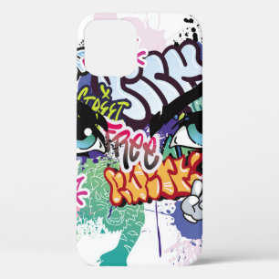 Funda Para iPhone 12 Graffiti ilustracion con letras de graffiti callej