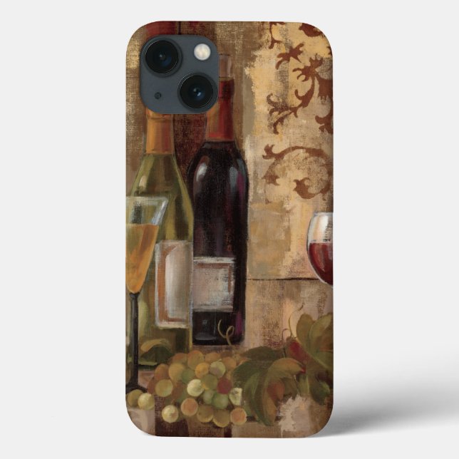 Funda De Case-Mate Para iPhone Graffiti y vino (Reverso)