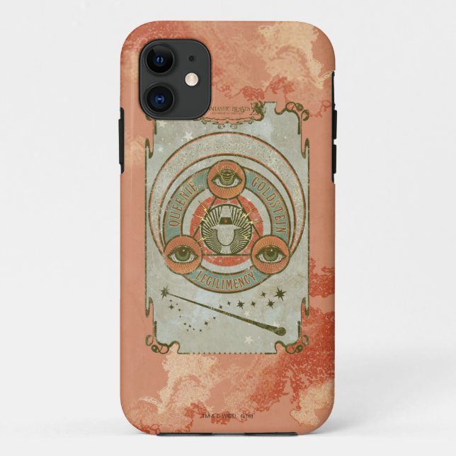 Funda De Case-Mate Para iPhone Gráfica de Legilimencia QUEENIE GOLDSTEIN™ (Reverso)