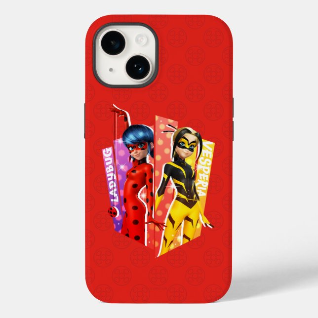 Funda De Case-Mate Para iPhone Gráfica Ladybug y Vesperia (Reverso )