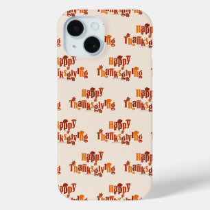 Funda Para iPhone 15 Gráfico brillante y festivo de Acción de Gracias d