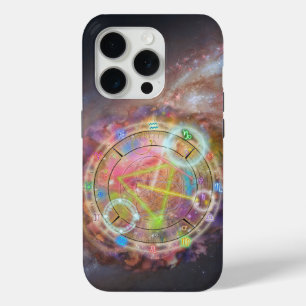Funda Para iPhone 15 Pro Gráfico de astrología zodiaca