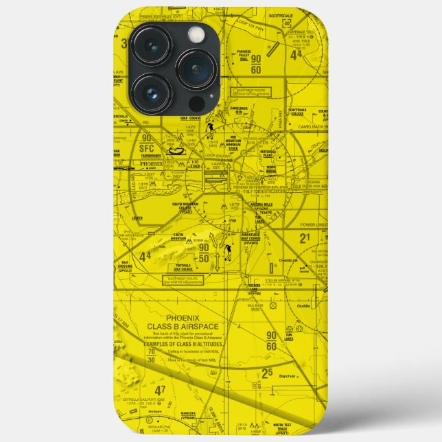 Funda De Case-Mate Para iPhone Gráfico de aviación (Reverso )