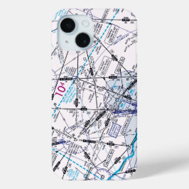 Funda Para iPhone 15 Gráfico de aviación