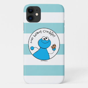 Funda Para iPhone 11 Gráfico de Cookie Monster Doodley