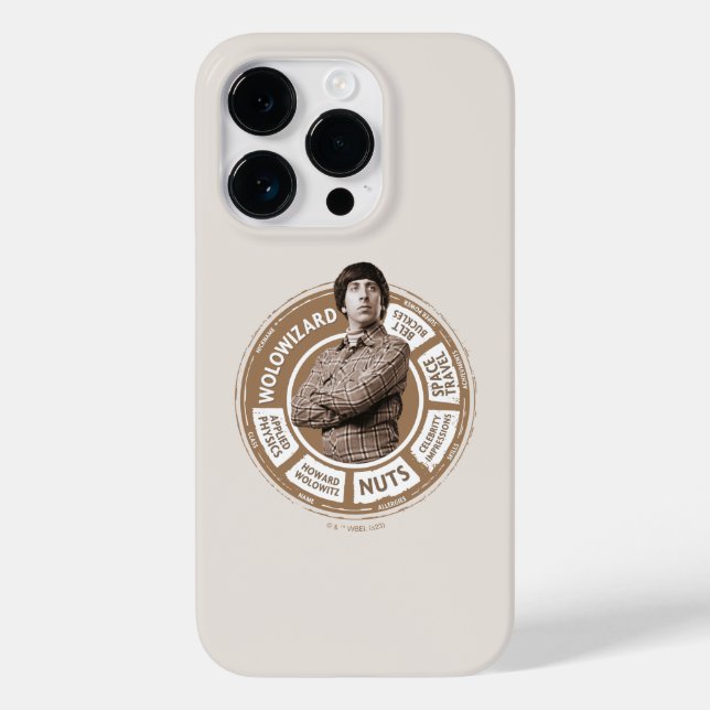 Funda De Case-Mate Para iPhone Gráfico de Howard Info (Reverso )
