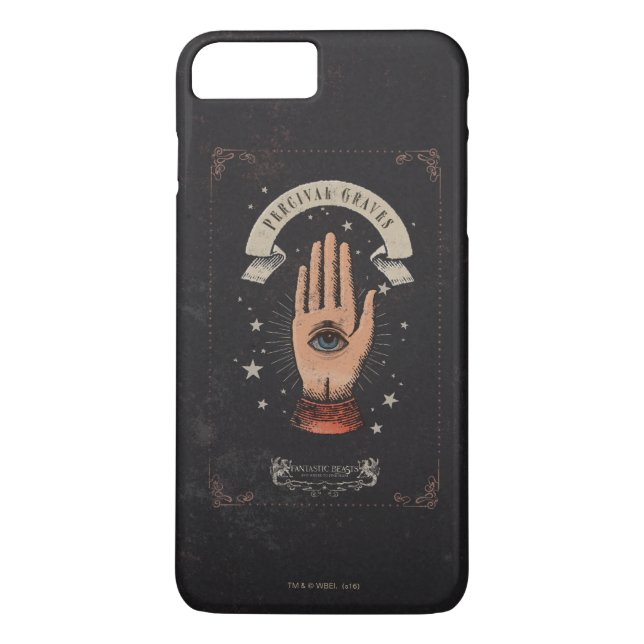 Funda De Case-Mate Para iPhone Gráfico de mano mágica PERCIVAL GRAVES™ (Reverso)