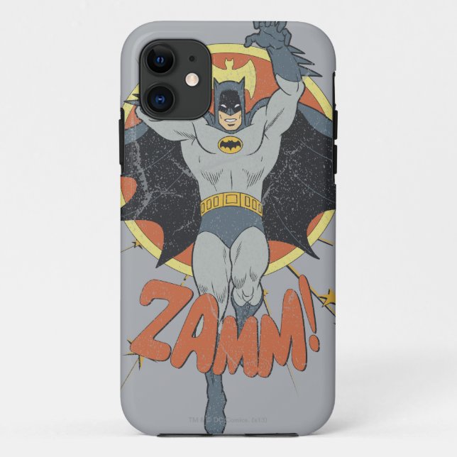 Funda De Case-Mate Para iPhone Gráfico de ZAMM Batman (Reverso)