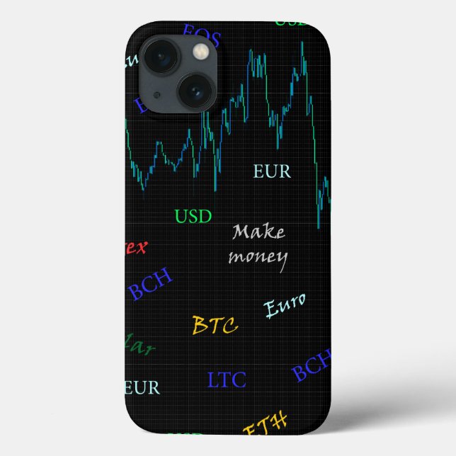 Funda De Case-Mate Para iPhone Gráfico del mercado de valores de Candlestick (Reverso)