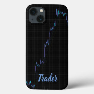 Funda Para iPhone 13 Gráfico del mercado de valores de Candlestick