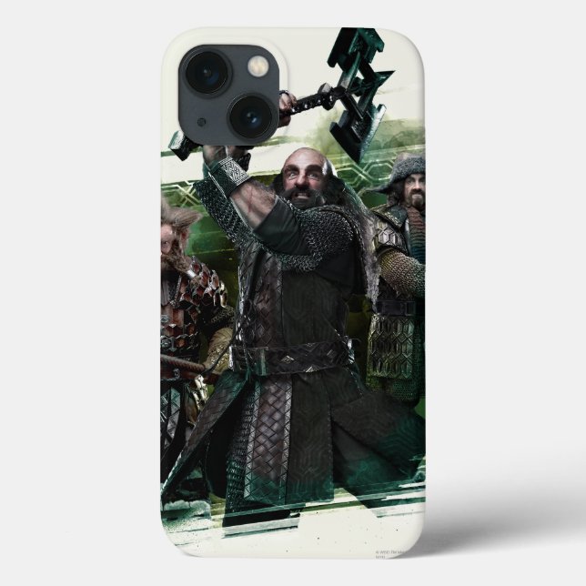 Funda De Case-Mate Para iPhone Gráfico Dwalin, Nori y Bofur (Reverso)