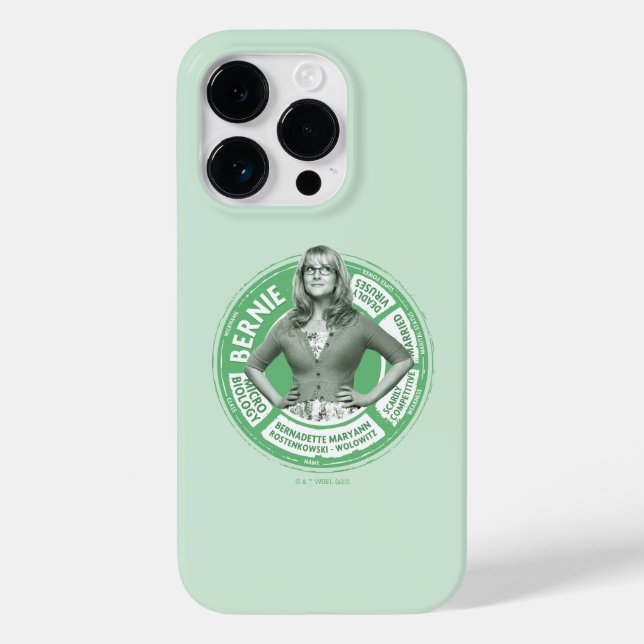 Funda De Case-Mate Para iPhone Gráfico informativo de Bernadette (Reverso )