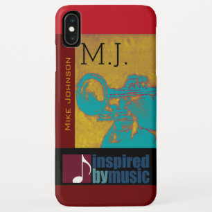 Funda Para iPhone XS Max Gráfico inspirado en la música saxofónica