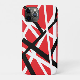 Funda Para iPhone 11 Pro gráfico rojo, negro y blanco
