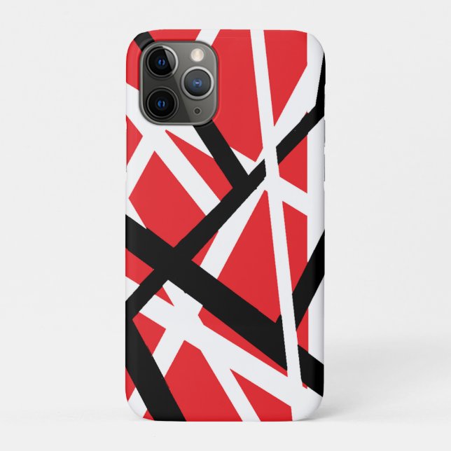 Funda De Case-Mate Para iPhone Gráfico rojo, negro y blanco (Reverso)