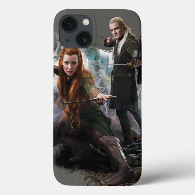 Funda De Case-Mate Para iPhone Gráfico TAURIEL™ y LEGOLAS GREENLEAF™ (Reverso)