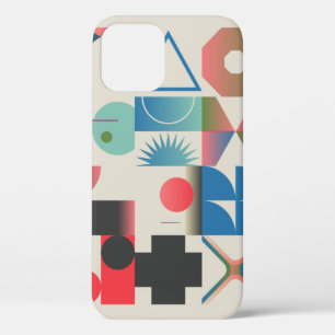 Funda Para iPhone 12 Gráficos de diseño generativo de comp bizarro